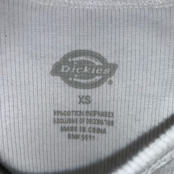 DICKIES Logo Ribbed Crop Baby Tee - Picture 4 of 4